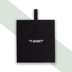 OFF-WHITE "T-Shirt" Storage Pouch NWOT SOLD OUT!!!
